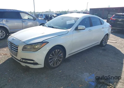 2016 Hyundai Genesis 3.8 из США, поврежденный, VIN KMHGN4JE7GU132432